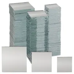 150 Pieces Small Square Mirrors for Crafts, Glass Tiles for Centerpieces, DIY Decorations (3 Sizes)