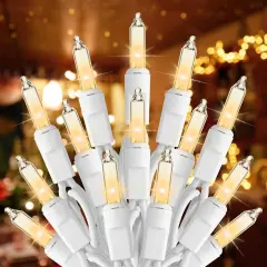 26.5ft 100-Count Clear Incandescent Bulb Christmas String Lights