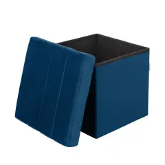 Seville Classics Channel Tufted Storage Trunk