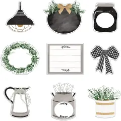 150-Piece Farmhouse Decor, Plant Pot, Wreath, Mason Jar, Pennants, and More