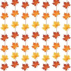 8 Pcs Fall Maple Leaves Hanging Garland - Maple Leaves
