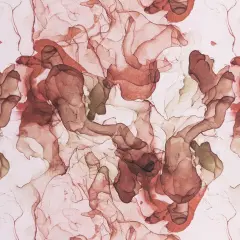 Mook Fabrics Smoke Print Cotton Fabric [108 in. Wide] - By The Yard Brown/Rust