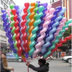 40 Inches Latex Spiral Balloons (Assorted)
