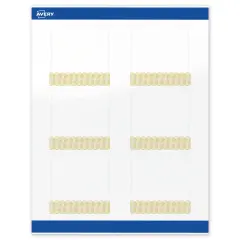 Avery Printable Square Labels with Sure Feed Technology, Pre-Printed Gold Lace Trim Pattern, Glossy White, 3" x 3", Laser & Inkjet Compatible, 60 Total, Great for Branding, Marketing, and Events