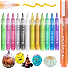 Paint Pens Acrylic Markers(	Multicolor)