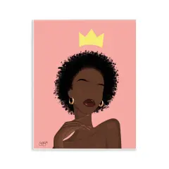 Stupell Industries Pink Aliza Portrait Wall Plaque, design by Sierra Siler