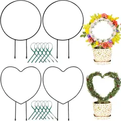 Black Metal Plant Trellis for Climbing Vines