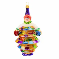 Metzler Bros. 4.75 In Clown Christmas Tree Ornament , Christmas Decor Clown Circus Fun Multicolored