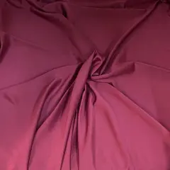 1 Yard Scuba Techno Knit Solid Fabric Smooth Stretch Apparel & Crafts 58"-60" Width Burgundy
