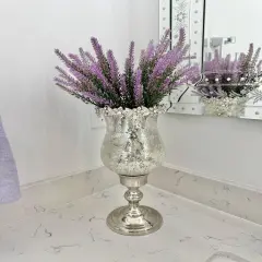 Faux Lavender Bouquet Stem 14" Bundle 4 Bunches