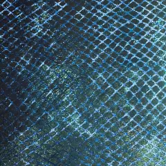 1 Yard Foiled Diamond Snake Velvet Fabric Polyester Spandex for Dancewear, Costumes & Crafts 60" Wide Blue Illusion
