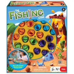 Ambassador Games: The Fishing Game - Dinosaur Edition - Classic Animated Catching Game, Dinos Spin Around & Bite Up & Down, Kids Ages 3+, 2-4 Players