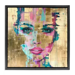 Stupell Industries Bold Hued Radiance Floater Framed Canvas Wall Art Design by Svetlana Aleynikova