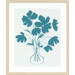 Elementary Arrangement II by Grace Popp Wood Framed Wall Art Print