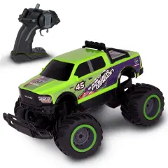 Mean Machines: RTR RC - Ram 2500 Power Wagon - Green - 2.4 Ghz High Performance, Donuts & Wheelies, Turbo Boost, Ready-To-Run Radio Controlled Vehicle