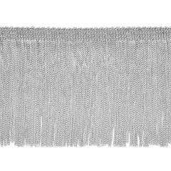 5 Yards of 3" Chainette Fringe Trim | 5 yard cut Gray