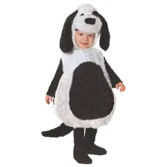Lil Pup Toddler Dog Costume with Hood and Tail for Halloween