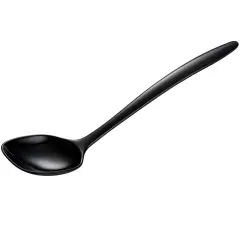 Hutzler 12-Inch Melamine Solid Cooking Spoon Black