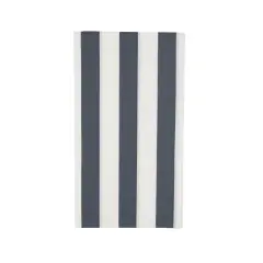 MIDNIGHT BLUE SIGNATURE CABANA STRIPE GUEST TOWELS