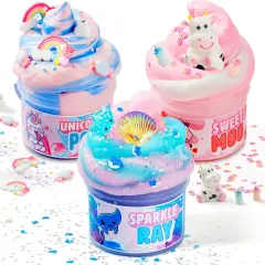 Slime 3-Pack Bundle, Cloudfin Manta Ray