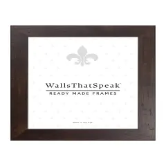 17x23 Picture Frame Bauhaus 125, 1.25" MDF Wood Composite Moulding, Faux Woodgrain Wall Display Frame for Art, Posters, or Photos by wallsthatspeak Mocha Brown