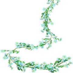 Summer Flower Garland Artificial Daisy Garland Fake Hanging Vines with Daisy Flowers for Wall Home Party Wedding Indoor Outdoor Decor