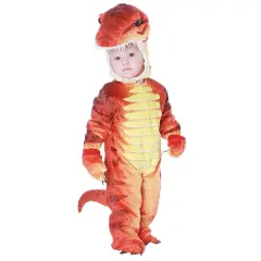 Toddler TRex Costume Kids Halloween Plush Jumpsuit Dinosaur Outfit