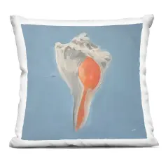 Stupell Industries Soft Sea Conch Shell Indoor Pillow, 18 x 7 x 18
