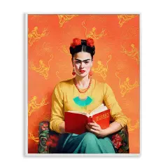 Stupell Industries Modern Frida Kahlo Framed Giclee Art White Frame