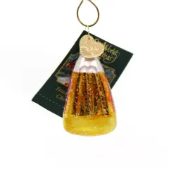 Old World Christmas 2.0 Inch Candy Corn Halloween Tree Ornament , Halloween Decor Fall Halloween Orange
