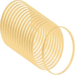 7.9 Inch Wooden Bamboo Floral Hoop, 15Pack Craft Rings for DIY Wedding Wreath Decor, Dream Catcher and Hanging Crafts