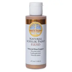 Natural Earth Paint Natural Fluid Acrylik Paint - Copper Mica, 118 ml