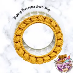 Round Swirl Frame Silicone Mold