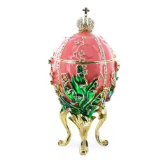 1898 Lilies of the Valley Royal Imperial Easter Egg 6.25 Inches