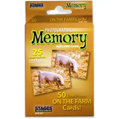 Photographic Memory Matching Game, On the Farm