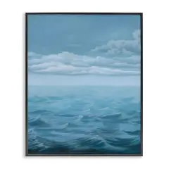 Stupell Industries Clouds over Sea Waves Framed Giclee Wall Art Design by Grace Popp 