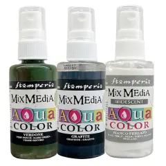 Stamperia Aquacolor 3/Pkg -Gear Up For Christmas