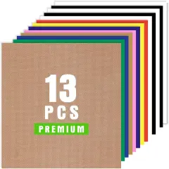 HTV Heat Transfer Vinyl for T-Shirts 12"x10" -13Pack Perfect Iron On Vinyl for Cricut