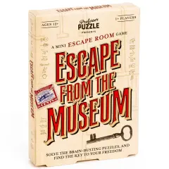 Professor Puzzle: Escape From The Museum - A Mini Escape Room Game, 12 Brain-Busting Puzzles To Solve, Collaborative Party Game, Ages 12+, 1+ Players