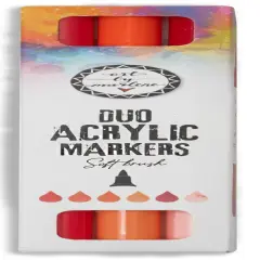 Studio Light Art By Marlene Duo Acrylic Markers 3/Pkg-Nr. 27, Reds