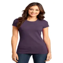 District&reg; Women&rsquo;s Fitted Very Important Short Sleeve Crewneck Tee Eggplant