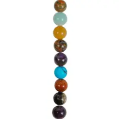 6 Packs of Mixed Color Beads Pack of 25