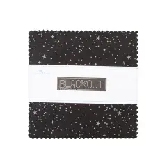Blackout 5" Square Pack (Charm Pack / 5" Stacker) by Riley Blake Designs for Riley Blake (5-16240-42)