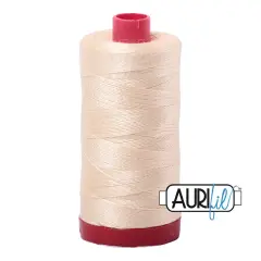 Butter (2123) | 12wt Large Spool (325M / 356Y) | Aurifil Thread