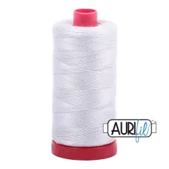 Dove (2600) | 12wt Large Spool (325M / 356Y) | Aurifil Thread