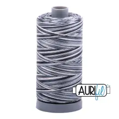 Graphite - Variegated (4665) | 28wt Large Spool (750M / 820Y) | Aurifil Thread