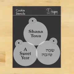Shana Tova Cookie Stencil | C739 by Designer Stencils | Cookie Decorating Tools |