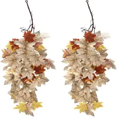 Artificial Hanging Maple Leaves