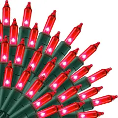 100 Count Christmas String Light - 20FT (RED)