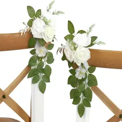 Flowers for Wedding Aisle Decor Church Pew Decorations